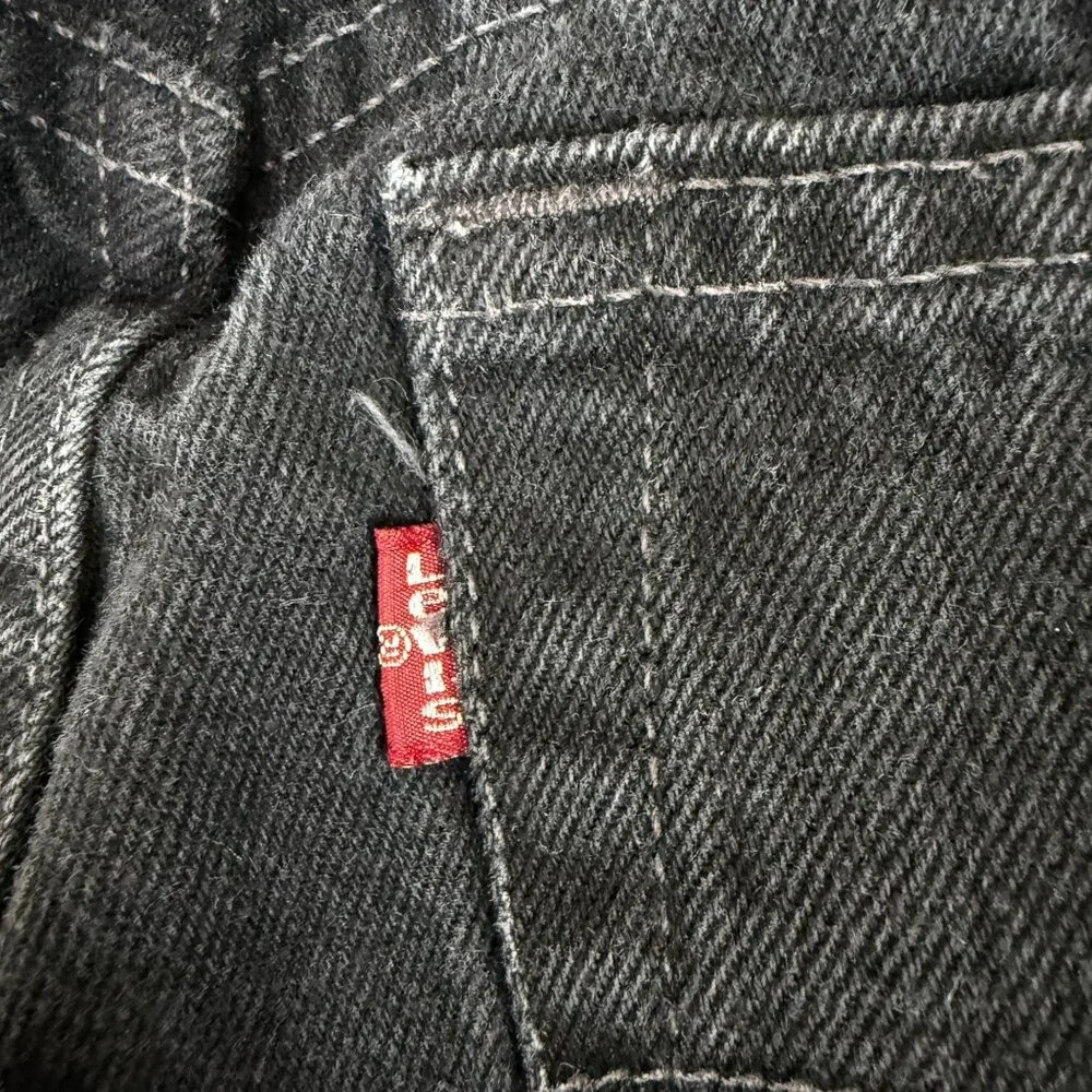 Vintage Levi's Size 10 Regular 550‎ Relaxed Fit 100% Cotton Authentic Red Tab